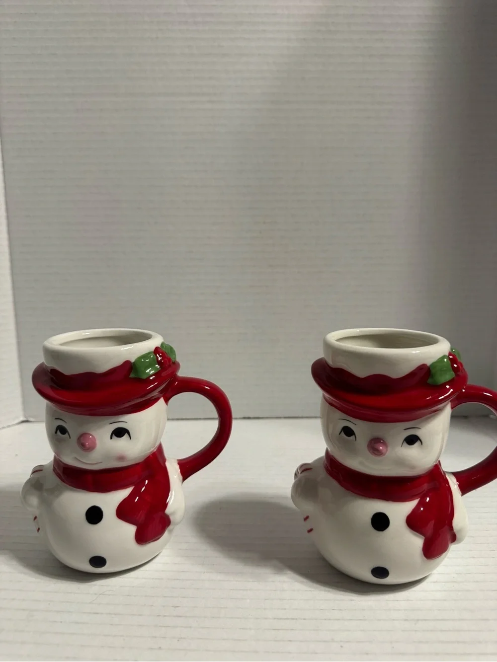 POTTERY BARN Snowman Winter Figural Christmas 3D Vintage Style 5